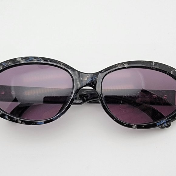 Christian Dior 2904 95 Black Marble Frame Purple Lens Sunglasses Austria 55-17 main image 8